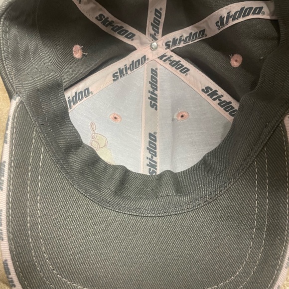 SOLD! Ski-doo Women’s Baseball Cap, Color: grey with pink/white embroidery, NWOT - Picture 7 of 12